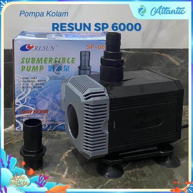 Resun Sp-6000 Pompa Air Celup 40 Watt Aquarium Kolam Hidroponik Pompa Low Noise