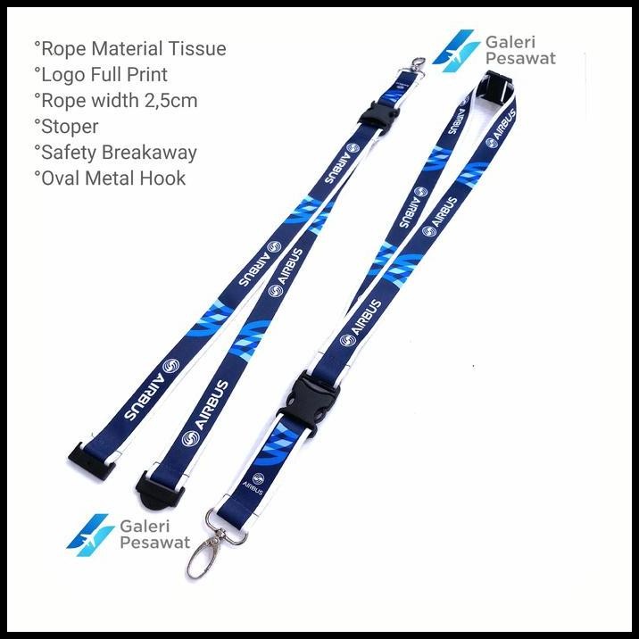 

Lanyard / Gantungan Tali ID Card AIRBUS PREMIUM