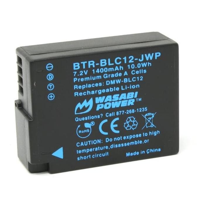 Wasabi Power Battery for Panasonic DMW BLC12 BLC12E G85 G95 GX8 G6 G7