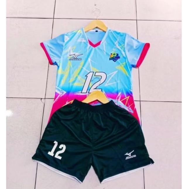 ''Terlaris" Set Jersey Voli Kaos Voli Printing Kaos Voli Wanita Jersey Bola Murah