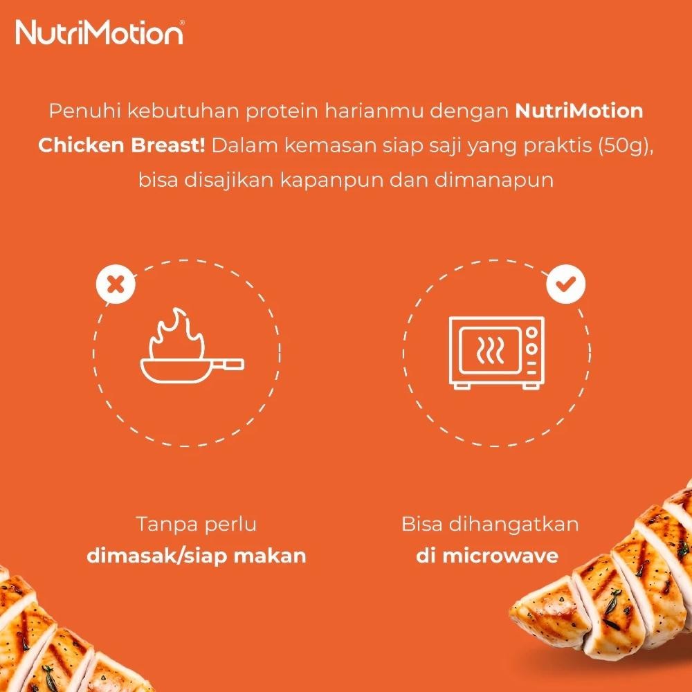 

NutriMotion Ready To Eat Chicken Breast 10pcs - Black Pepper - High Protein & Low Fat