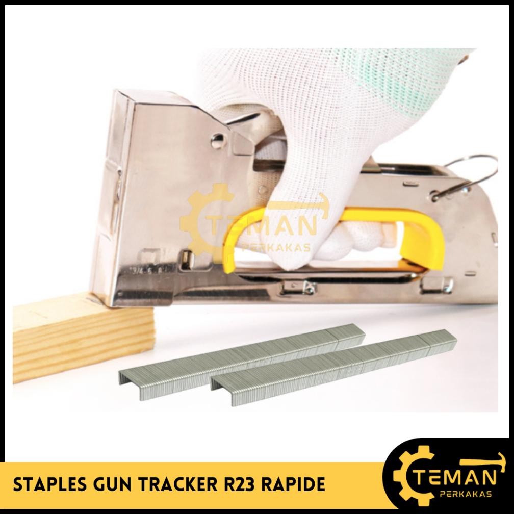 RAPIDE Staples Gun Tacker Hekter R23 Rapide / R-23 Stepler Tembak Manual Jok Motor