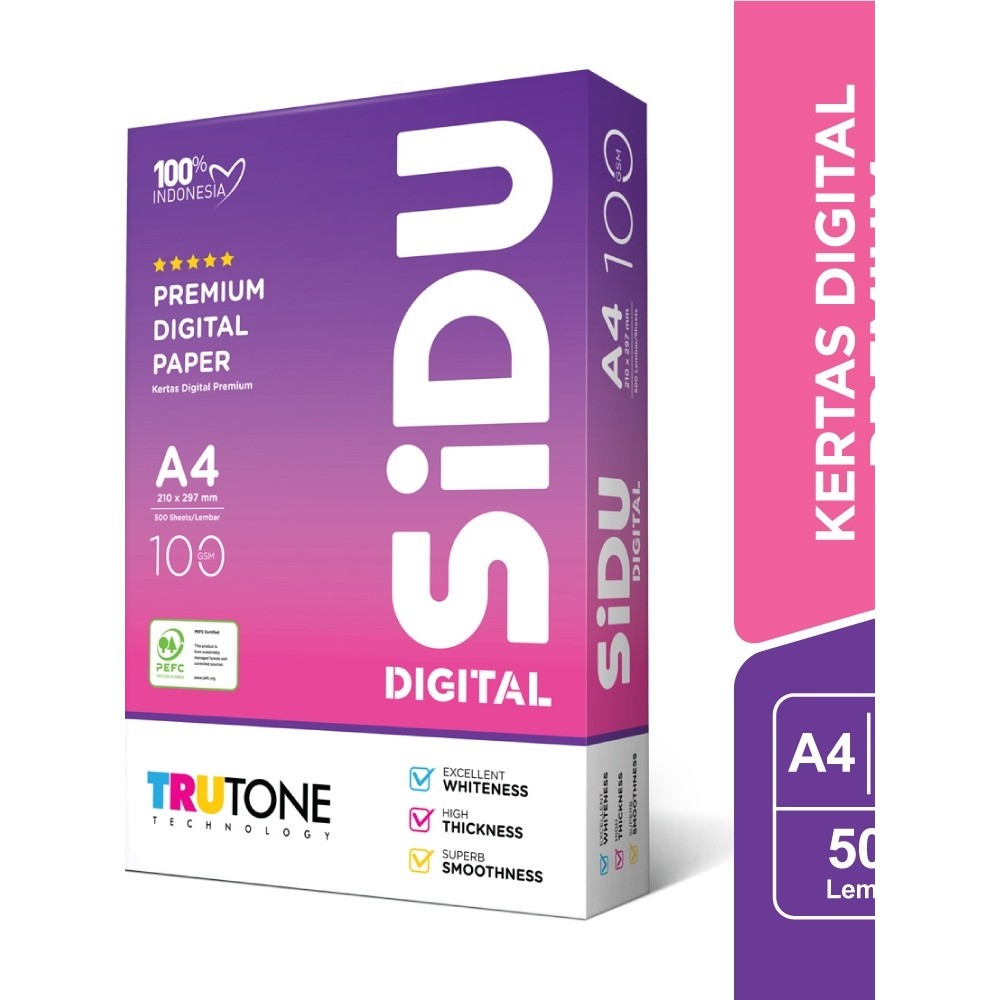 

Kertas HVS A4 100 gr 100 gsm 100gsm 100gram SIDU Sinar Dunia