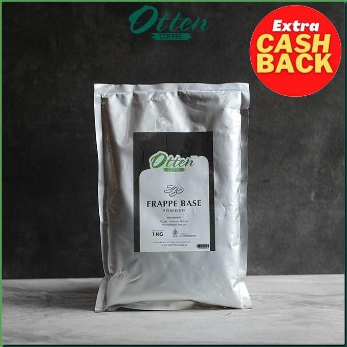 

baru otten frappe base powder 1kg - bubuk minuman frappe premium cafe style