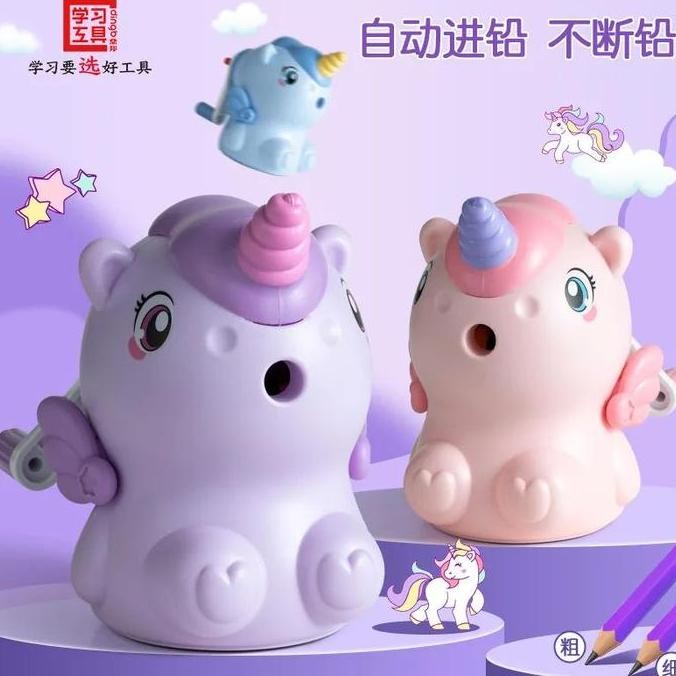 

Baru Rautan Pensil Meja Karakter Astronot Rocket Bebek Serutan Putar Lucu Stationery