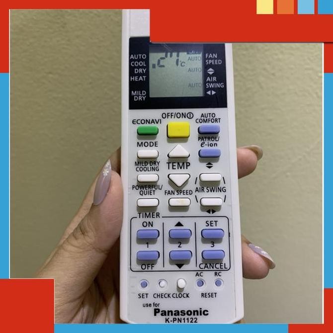 =====] Garansi BERFUNGSI BAIK Remot AC Panasonic CS-S13KKP Remote Control
