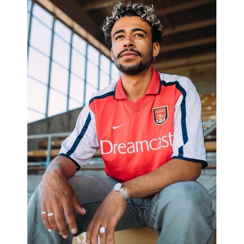 Promo Jersey Retro Arsenal Gunners Home 2001 Dreamcast retro Jersey