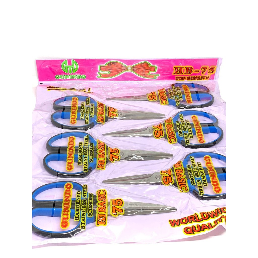 

PER 6PCS Gunting Gunindo HB 75 / Gunting Kertas Gunindo