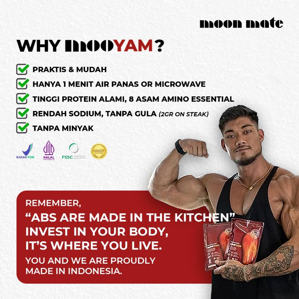 

Moonmate - Dada Ayam Mooyam Protein Rendah Garam
