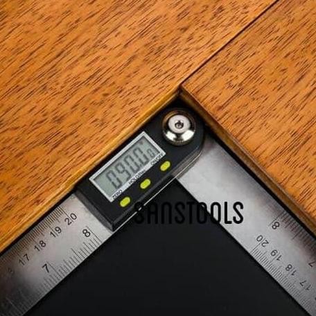 

digital protractor penggaris mistar ruller siku tukang sudut 30cm 12