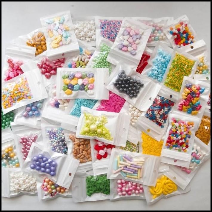 

S5001 50 Gram Sprinkle Gula Tabur Trimit Edible Sugar Hias Dekor Tart
