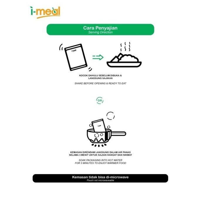 

Balado Daging Sapi 100 g i-meal Siap Makan - 3 pcs