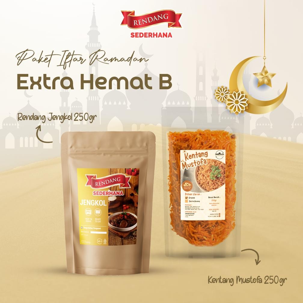 

Rendang Sederhana - Paket Extra Hemat Ramadan Iftar Berbuka Puasa