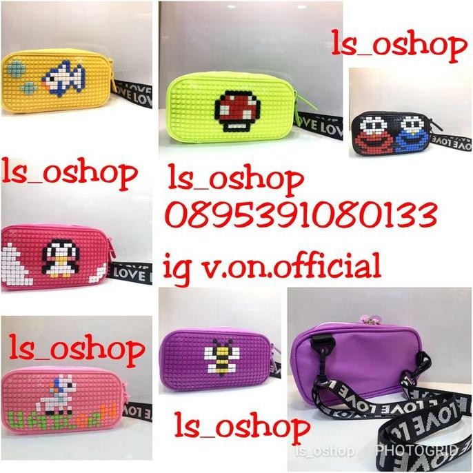 

Baru Tas Lego Multifungsi | Tempat Pensil / Pencil Case Unik Anak Motif Lego Lucu