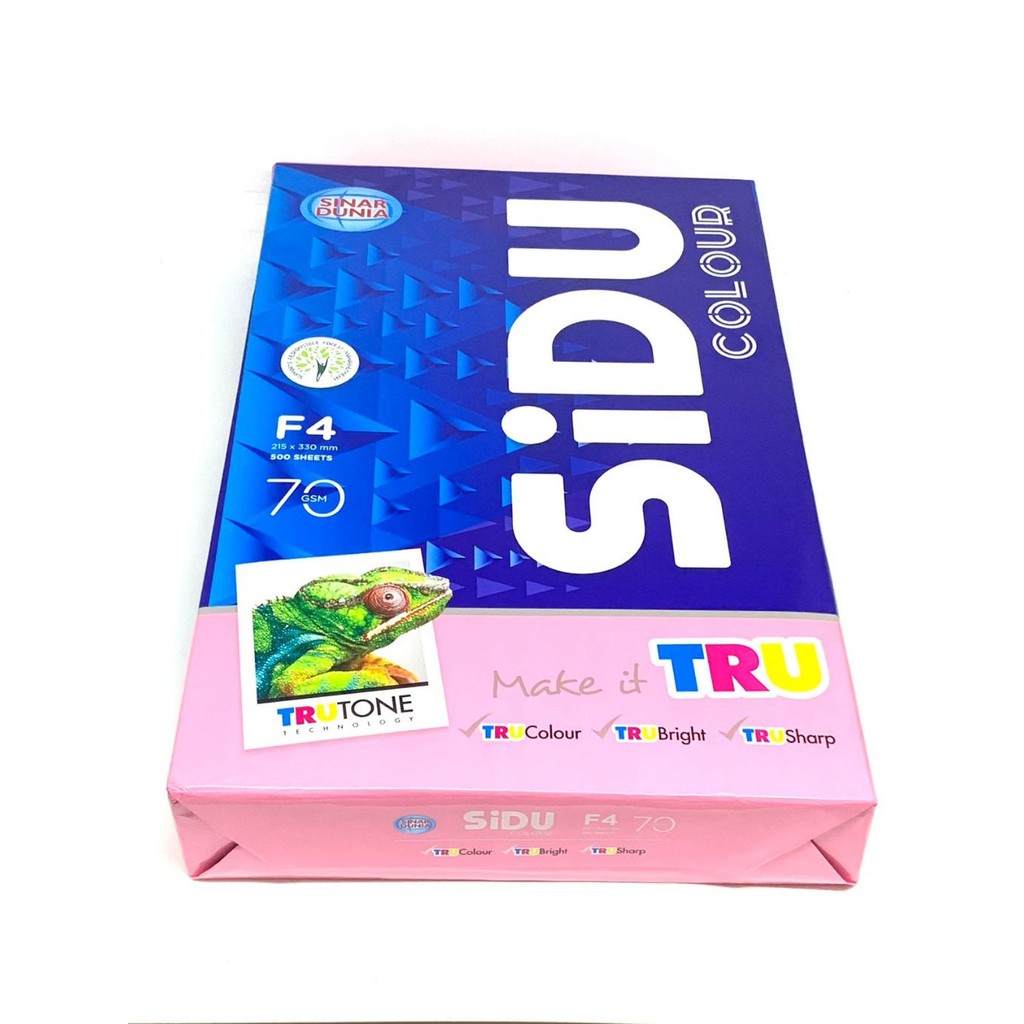 

PER RIM SIDU Sinar Dunia F4 70gr Kertas Warna/ Color Paper