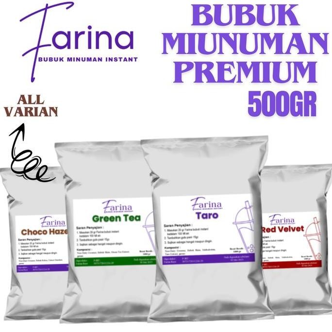 

baru bubuk minuman aneka rasa 500gr premium - serbuk minuman plain powder