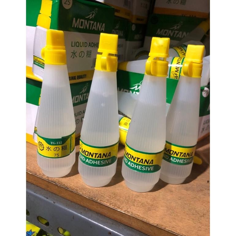 

1box TG112 Lem Cair Montana 75ml besar // lem povinal