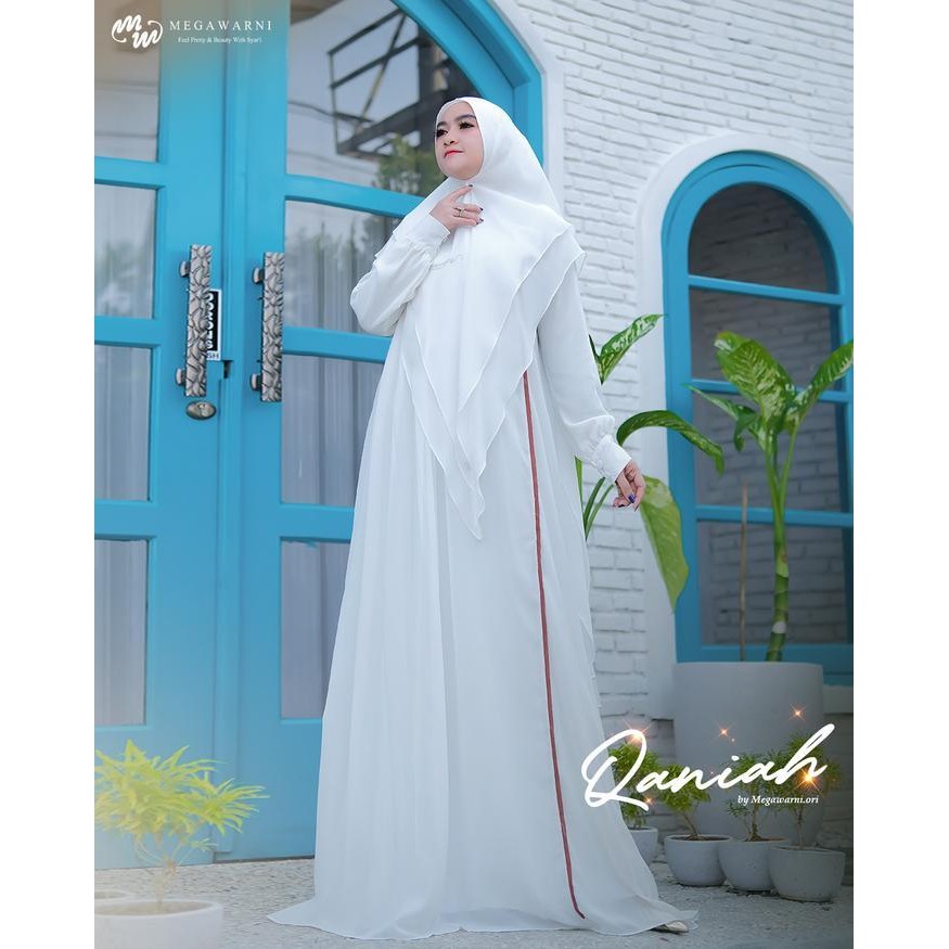 [Best Seller] Qanniah Gamis Syar'I Set Hijab By Megawarni Gki