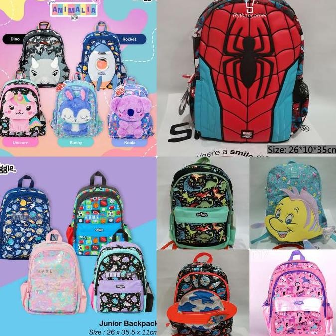 Tas Ransel Backpack Smiggle Junior Tk Import