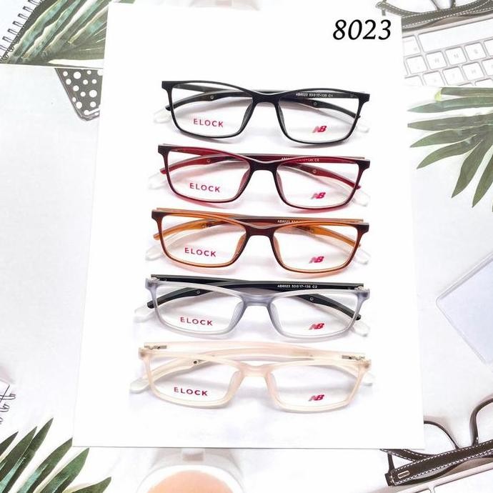 Frame Kacamata Minus 8023 Korea TR90 Lentur Wanita Cewek