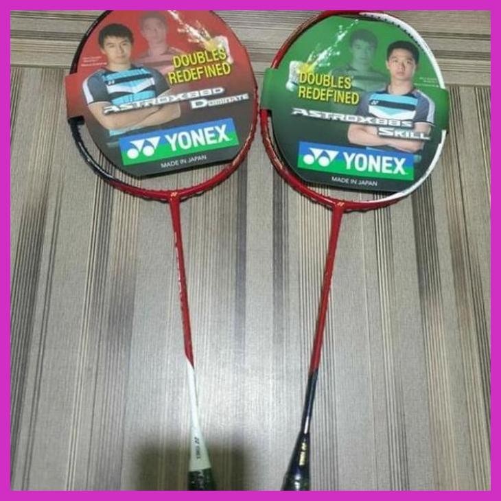 (OLAHRAGA) RAKET BADMINTON YONEX ASTROX 88D/88S NEW COLOUR +TAS+GRIP ORIGINAL SIAP KIRIM