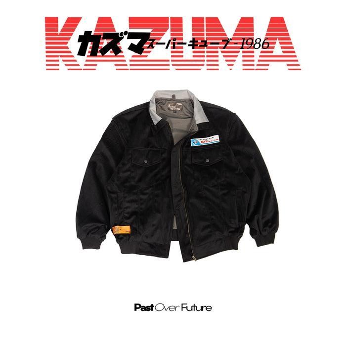 MM KAZUMA 1986 JAPAN VINTAGE BLACK CORDUROY JACKET / Jaket Jepang Riding Retro Classic Bomber Trucke