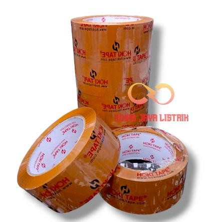 

Hoki Tape Lakban Isolasi Coklat Bening Kuning Clear 45 X 90M 48Mm X 90M Full .