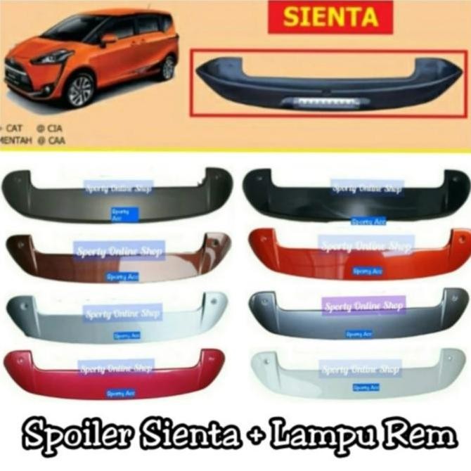 N Spoiler Sienta With Lampu Rem