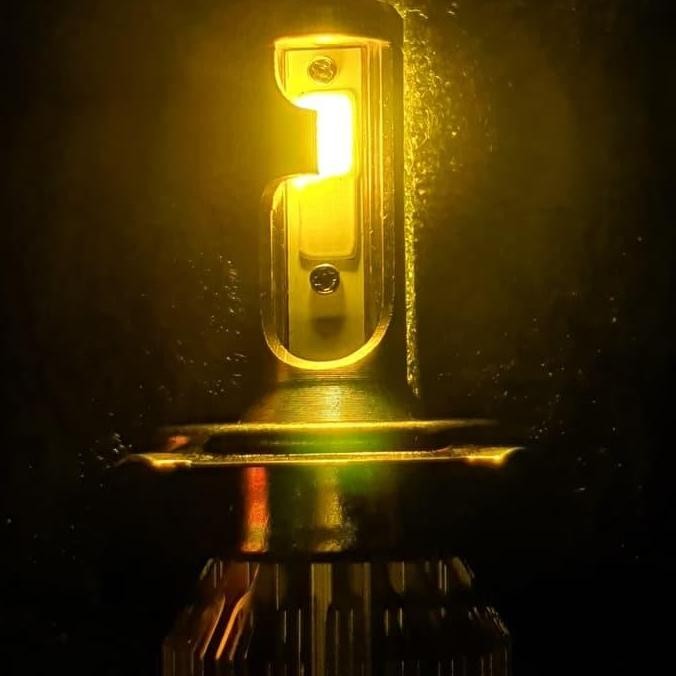 Lampu LED HEADLAMP H4 bisa 2 Warna PUTIH KUNING