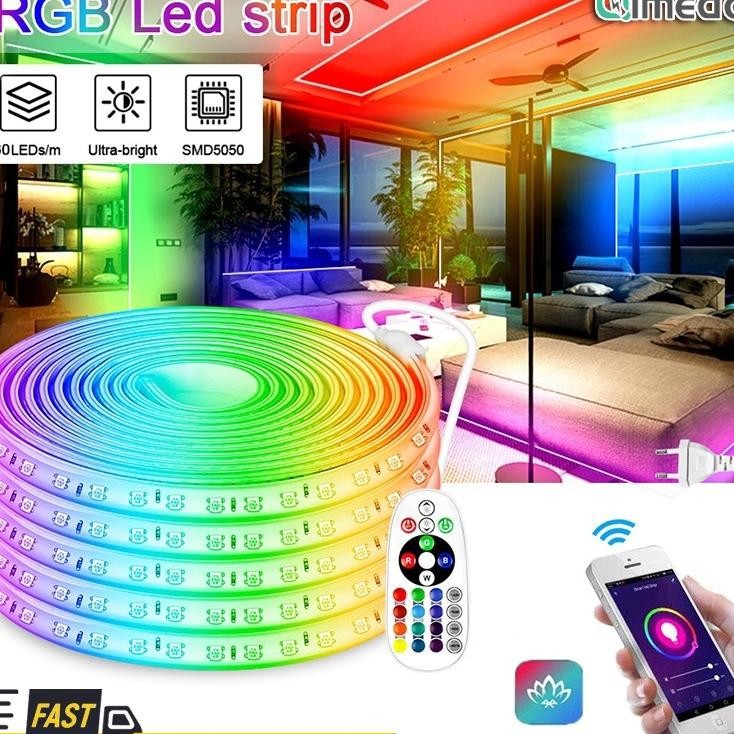 Led Plafon Lampu Led Strip Selang Smd Rgb 30 Meter Led Dekorasi Lampu Kamar Ceiling Plafon