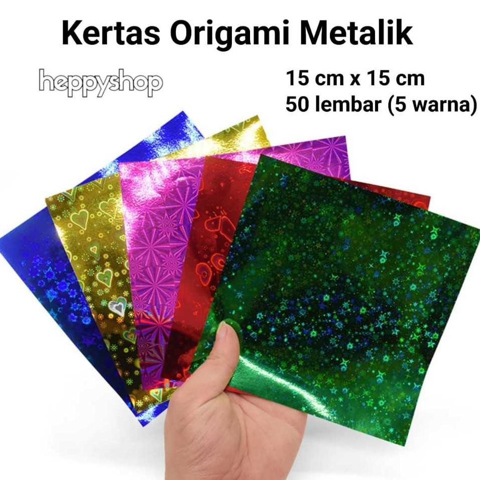 

KertasGamiMetalik Kertas Lipat Metalik