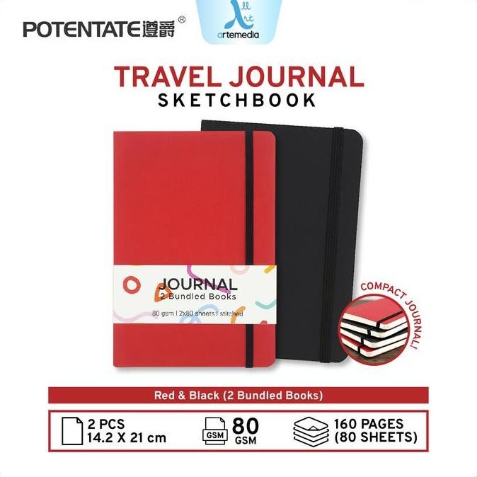 

Sale Potentate Journals 80Gsm 80Sheet 21X14Cm (2Pcs)
