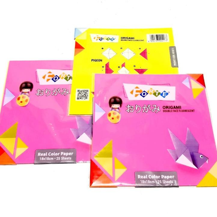 

Grosir Per 5 Pas 125 Sheets Kertas Gami R Warna Ukuran 18X18Cm Forte