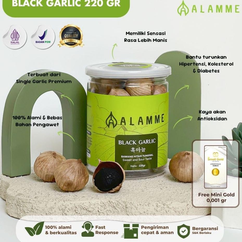 

Alamme Bla Garlic Bawang Hitam Tunggal Alamme 220Gr