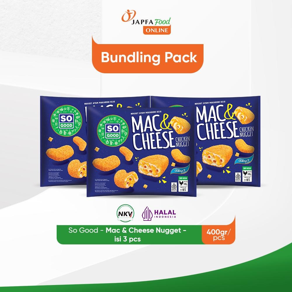 

So Good Mac and Cheese Nugget 400gr - Isi 3 pack