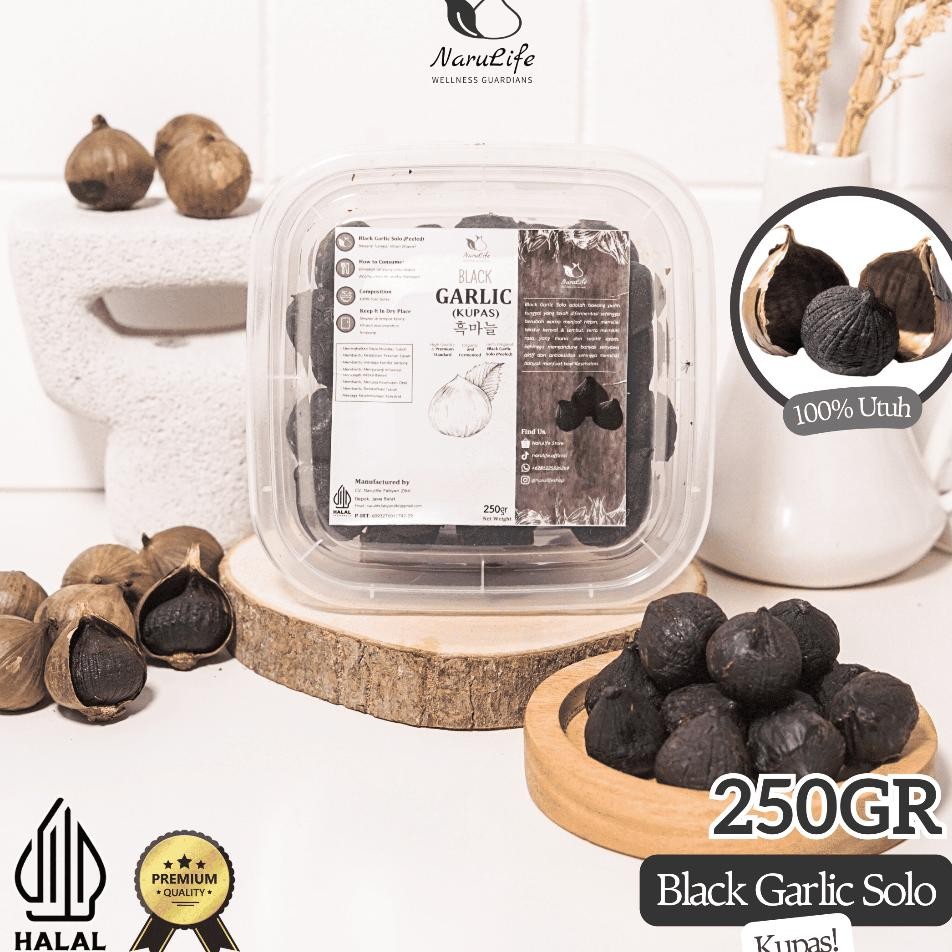 

Narulife Bla Garlic Solo Bawang Hitam Kupas 250Gr