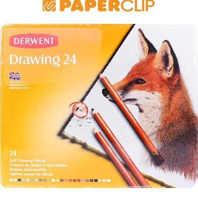 

PENCIL DERWENT DRAWING 24 COLOURS 0700672DW