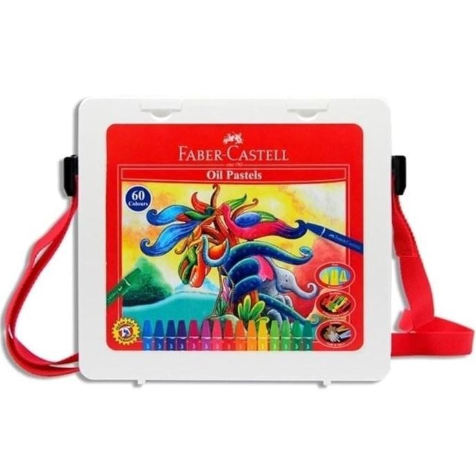 

NEW Faber Castell Hexagonal Oil Pastel Crayon 60 Colours Warna