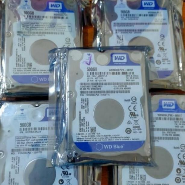 HARDDISK LAPTOP 500GB SLIM WD BLACK SATA 2,5 INCH HDD 500 GB
