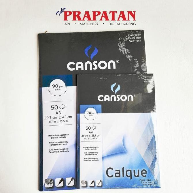 

TERLARIS - Canson Calque Pad Tracing Paper Satin Finish A4/A3 | Kalkir