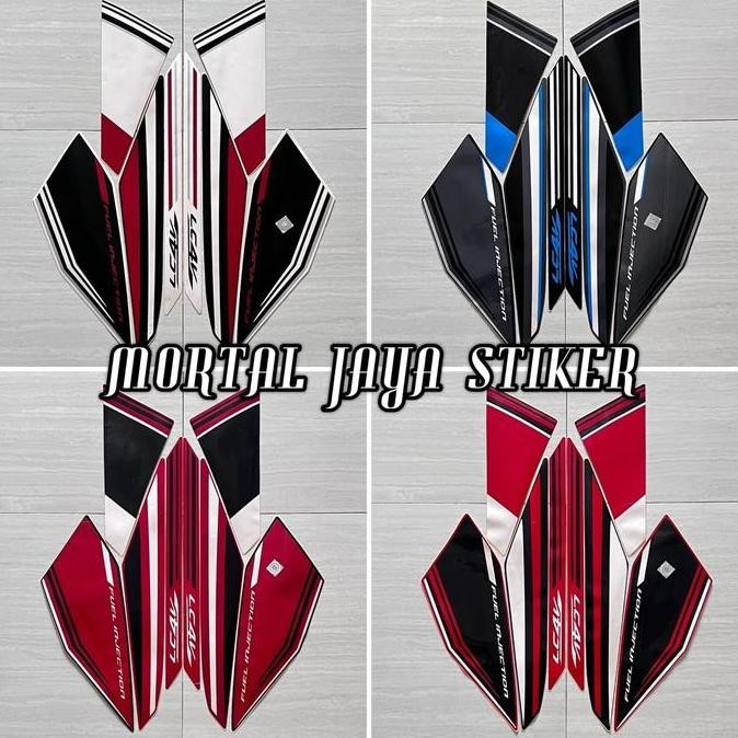 BEST STIKER STRIPING LIS LES BODY MOTOR VIXION 2015 2016