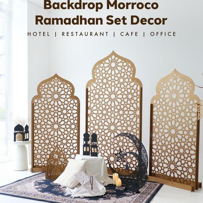 Backdrop Ramadhan Morocco | Dekorasi Lebaran Islamic