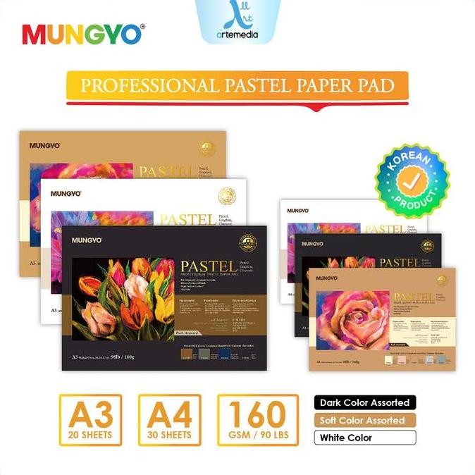 

Sale Mungyo Pastel Paper Pad Set Kertas Drawing Coloring