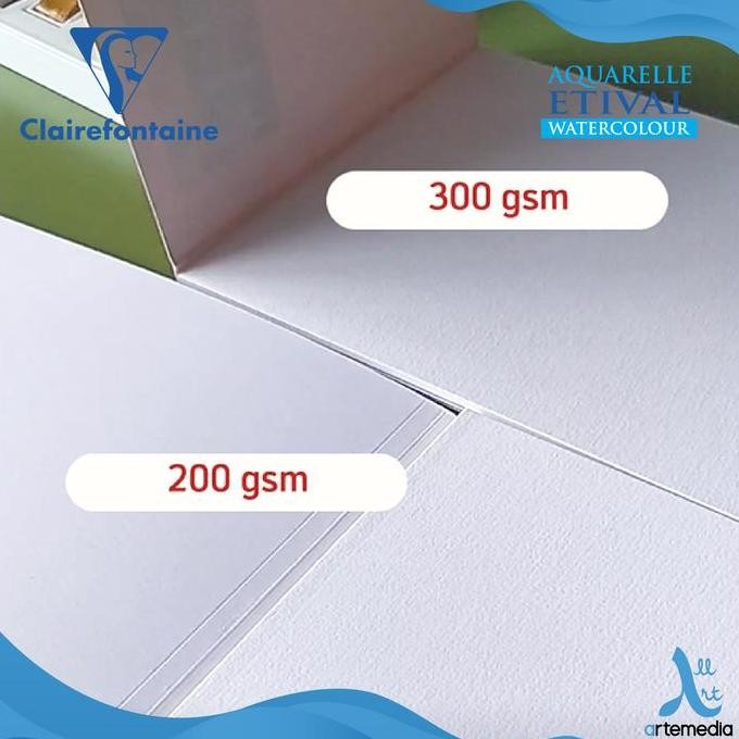 

Sale Kertas Cat Air Clairefontaine Etival A5 Cold Pressed Watercolor Pad