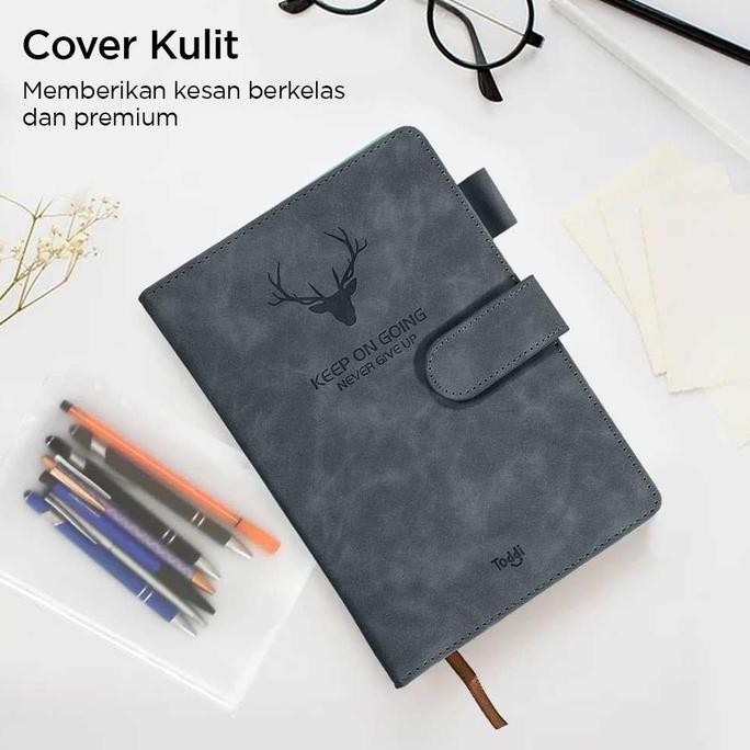 

Toddi Buku Jurnal Hardcover Notebook Diary 68Gsm 360 Halaman Grid - Tl5