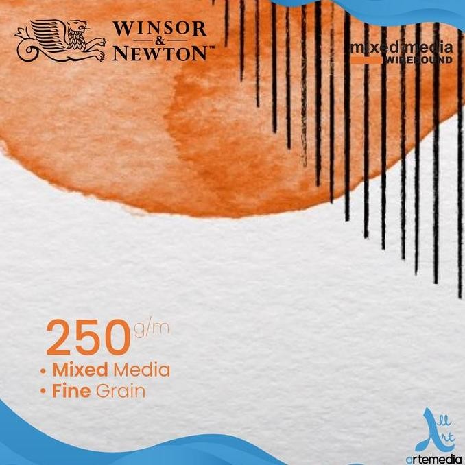 

TERLARIS - Kertas Gambar Winsor & Newton Mixed Media Paper Pad Wire Bound