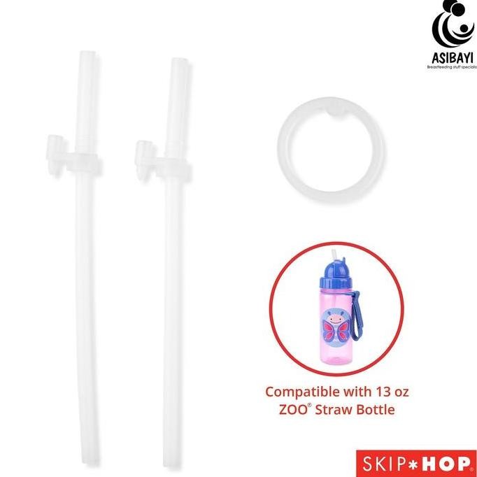Skip Hop Extra Straw Replacement Part Cadangan Sedotan Botol Plastik SkipHop Skip*Hop