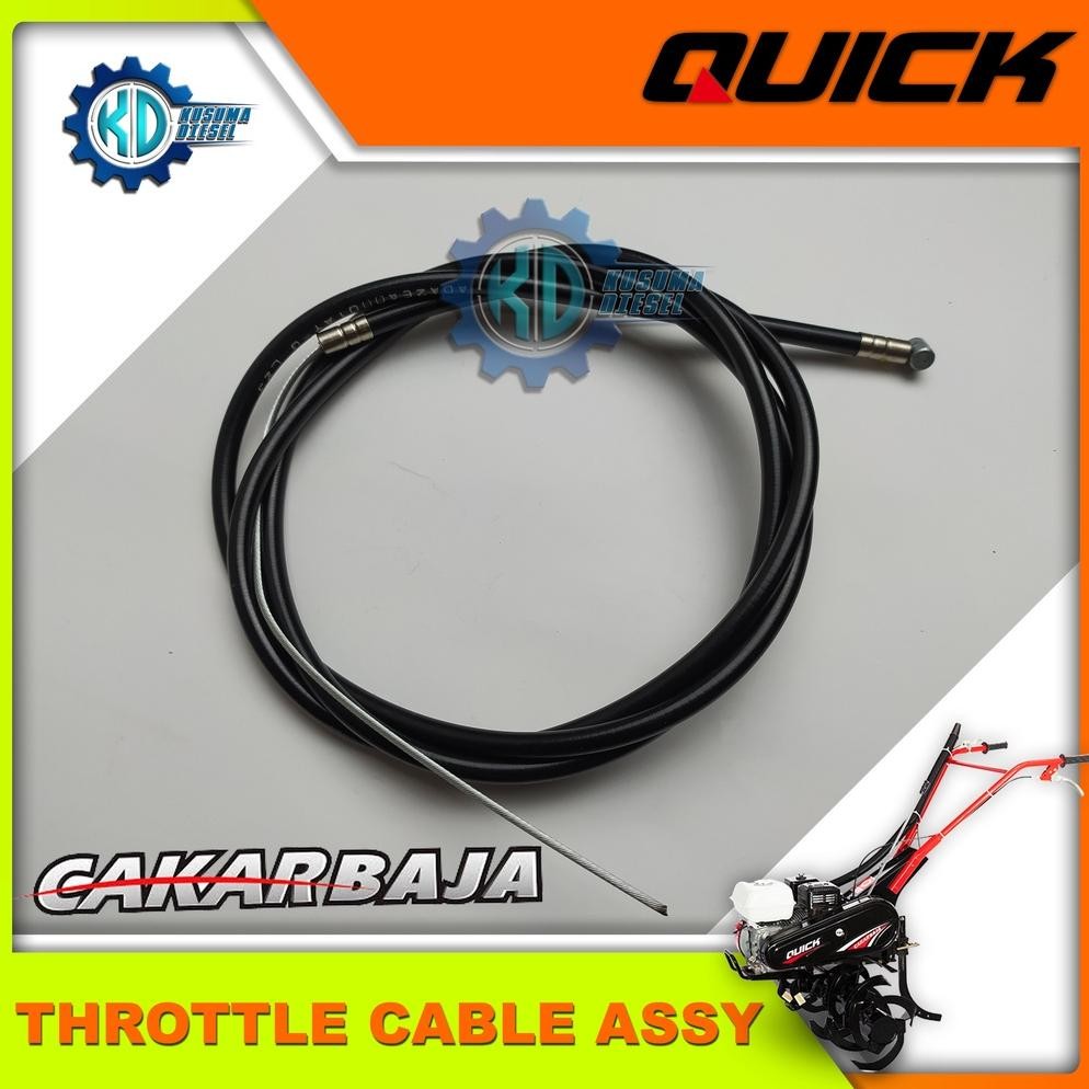 Throttle Cable Assy Cakar Baja - Kabel Gas Cakar Baja - Sparepart Cakar Baja