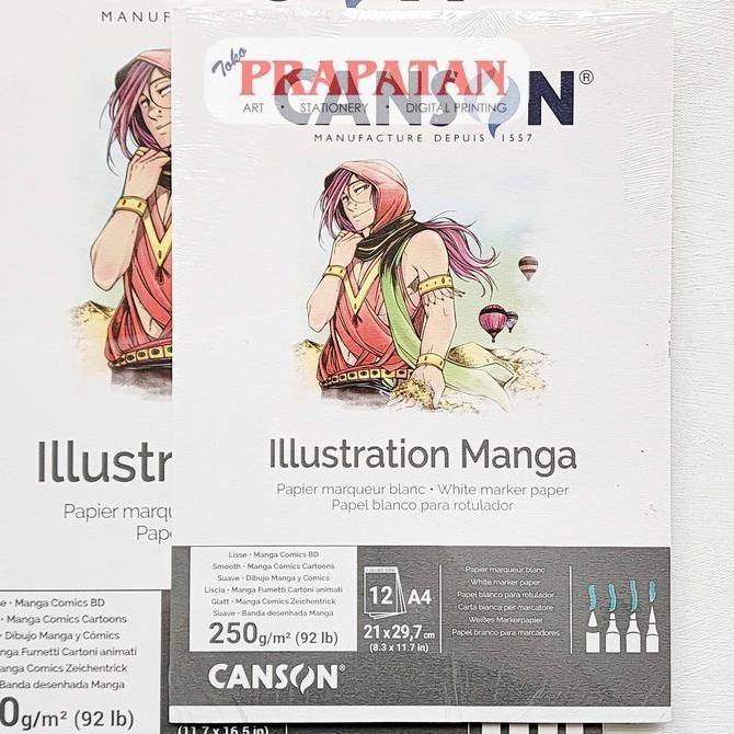 

Sale Canson Illustration Manga Marker Sketchbook | Buku Gambar