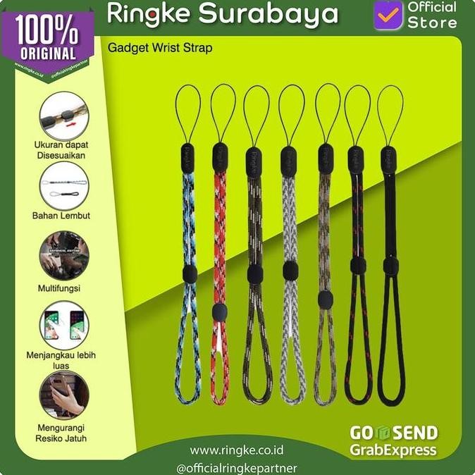 

Ringke Paracord Lanyard Wrist Strap Tali Gantungan Hp Usb Camera